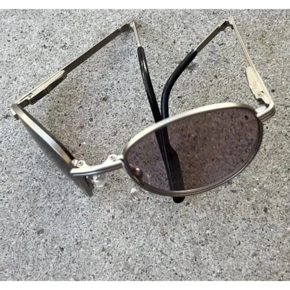 Vintage Foster Grant Style RFS107  Cliff Booth Gold Aviator Sunglasses 70’s
